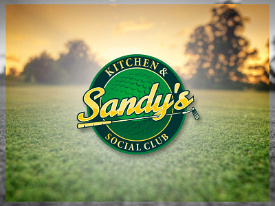 Sandy's branding design logo