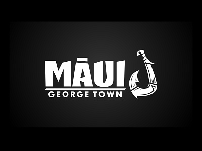 Maui - George town design logo vector