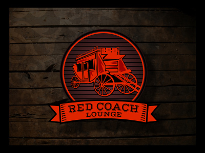 Red Coach branding design logo vector