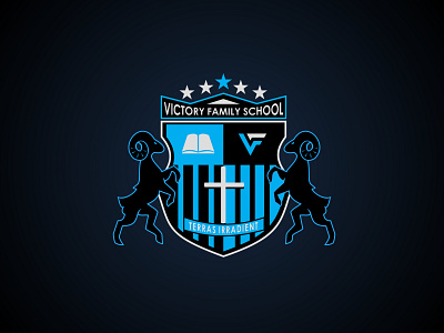 Victory Family School design logo