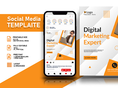 social media post clean design graphic design illustration social media banner social media design social media post template