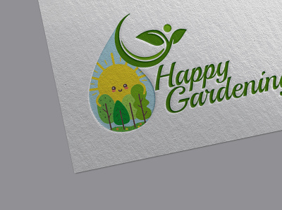 Gardening Logo Design 3d animation art branding clean design free logo design templates graphic design illustration logo motion graphics ui vector