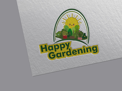 Gardening Logo Design 3d animation art branding clean design free logo design templates graphic design illustration logo motion graphics ui vector