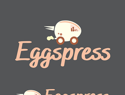 Egg Express Logo Design 3d animation art branding clean design free logo design templates free logo maker graphic design illustration logo motion graphics vector