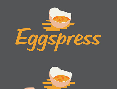 Egg Express Logo Design 3d animation art branding clean design free logo design templates free logo maker graphic design illustration logo motion graphics vector