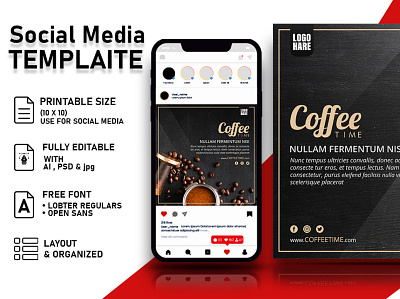 social media post ads advertise agency banner business commercial corporate corporate banner digital marketing discount fast fast food flyer instagram post marketing poster sale social media post social media template webinar