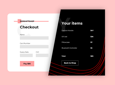 Credit Card Checkout | Daily UI 002 dailyui dailyui 002