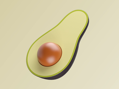 3D animation - Avocado 3d 3d animation studio animation avacado branding characters emoji icon illustration loop motion design