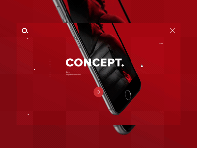 Hiqe website web promo product ux ui motion minimal main gif clean anitamoin