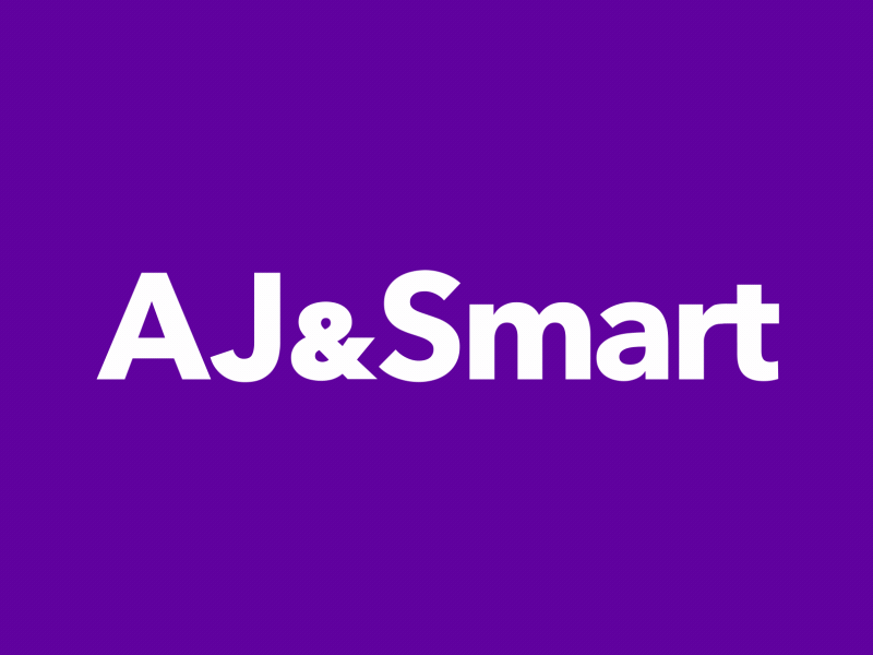 "AJ&Smart" - Logo animation animation design flat gif icon logo motion design
