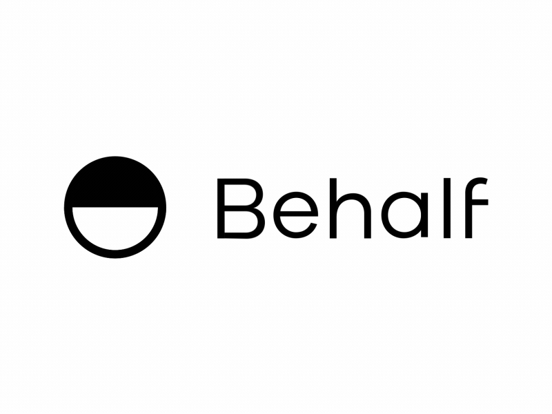 Behalf - Logo Animation logoanimation explainer motion design design icon logo animation