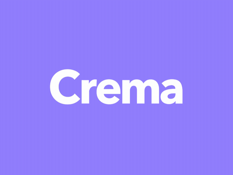 Logo animation - Crema