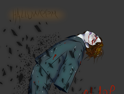 halloween blanckandwhite characterdesign creative design halloween illustraion