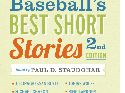 Baseball stories book cover