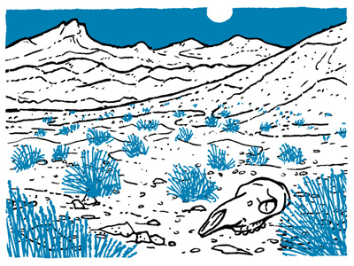 Dastardly Desert illustration