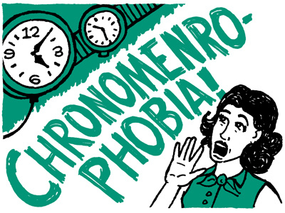 Chronomenrophobia handlettering lettering