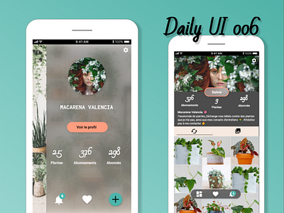 Profil - Daily UI 006