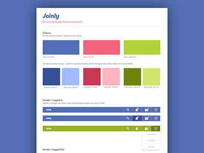 Joinly Style Guide