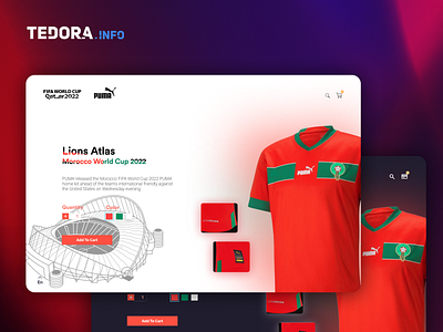 Qatar2022 World Cup Morocco Kit Store branding graphic design inspiration logo morocco qatar2022 tedora trend trends ui worldcup