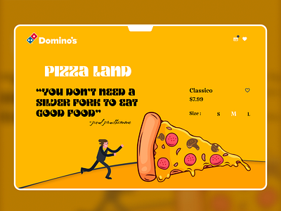 Slice of the force bran graphic design illustration inspiration log pizza ui ux web website