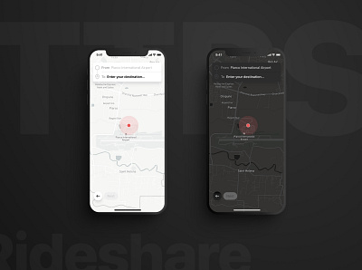 Rideshare App UI app redesign rideshare teaser ui ux
