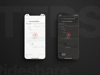 Rideshare App UI