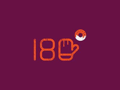 180 Degree - Logo 180 baker baking baking gloves branding cake cooking degree design doughnut food food industry hotel icon illustration logo number logo oven restaurant vector