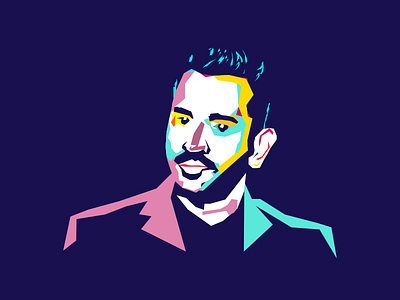 Dhoni WPAP art