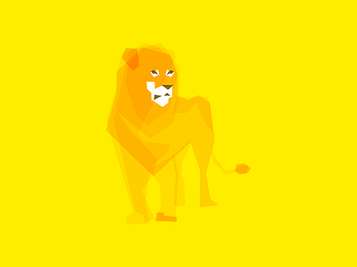 Abstract Lion