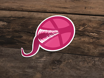 Venom Dribbble design dribbble illustration playoff scary sticker stickermule tom hardy venom