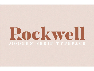Rockwell Fonts
