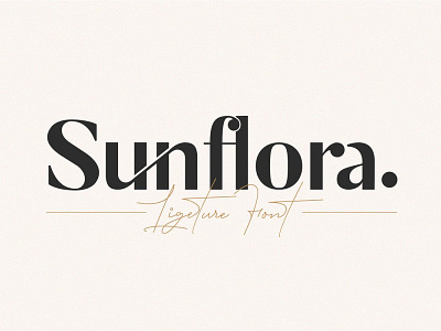 Sunflora Fonts