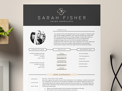 Professional Resume Template Design