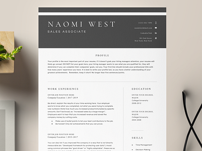 Professional Resume Design branding clean resume cover letter template curriculum vitae cv resume cv template example resume how to write a resume job application job listing job search mac cv minimal resume modern resume professional resume resume profile resume template word résumé