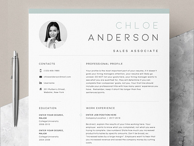 Modern Resume Template CV