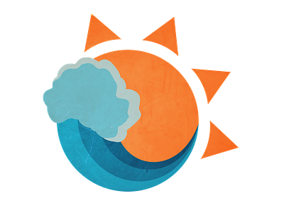 Sun and Wave Graphic Design design icon illustration illustrator vector