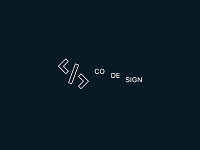 CoDeSign logo minimalism style