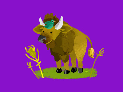Buffalo for The Dodo animals art comics design digital illustration illustration kid lit photoshop the dodo
