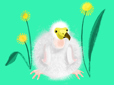 Fluffy for Illustration Friday animals art digital illustration illustration kid lit photoshop the dodo