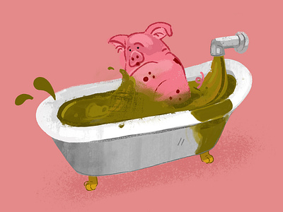Pigs For The Dodo animals digital illustration illustration the dodo