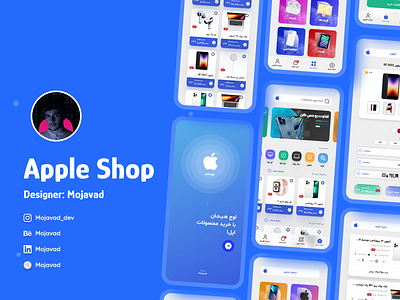 Apple Shope Ui Ux Design - Mobile App Project adobe xd android app application card design figma figma comunity free graphic design ios ios ui mobile phone shop shop ui store ui ui ux xd