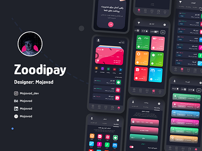 Zoodipay Wallet Ui Ux Design - Mobile App Project