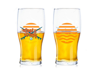 Cool & Crispy event pint concept bar beer beer surf event glass ware pint surf