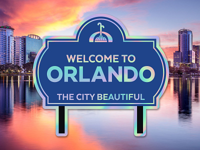 Welcome to Orlando decal