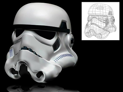 Stormtrooper 501st galactic empire gradient mesh imperial army star wars stormtrooper