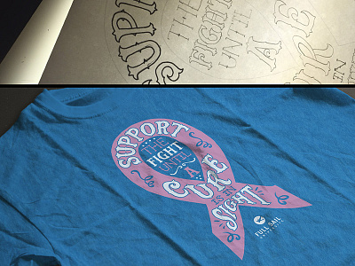 Breast Cancer Awareness shirt awarness breast cancer hand drawing hand drawn pen and ink printing shirt t shirt