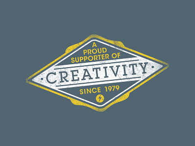Creativity Badge badge creativity logo