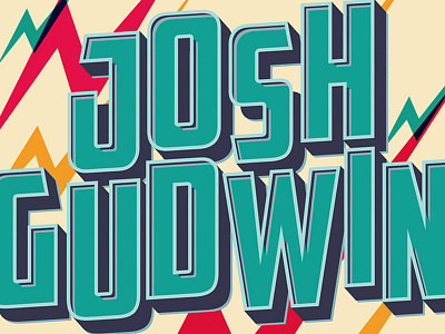 Josh Gudwin poster engineer gudwin music poster type typography veteran