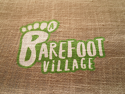 Barefoot Village branding barefoot kids nature outdoor