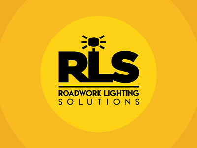Roadwork Lighting Brandning branding construction logo lighting safety